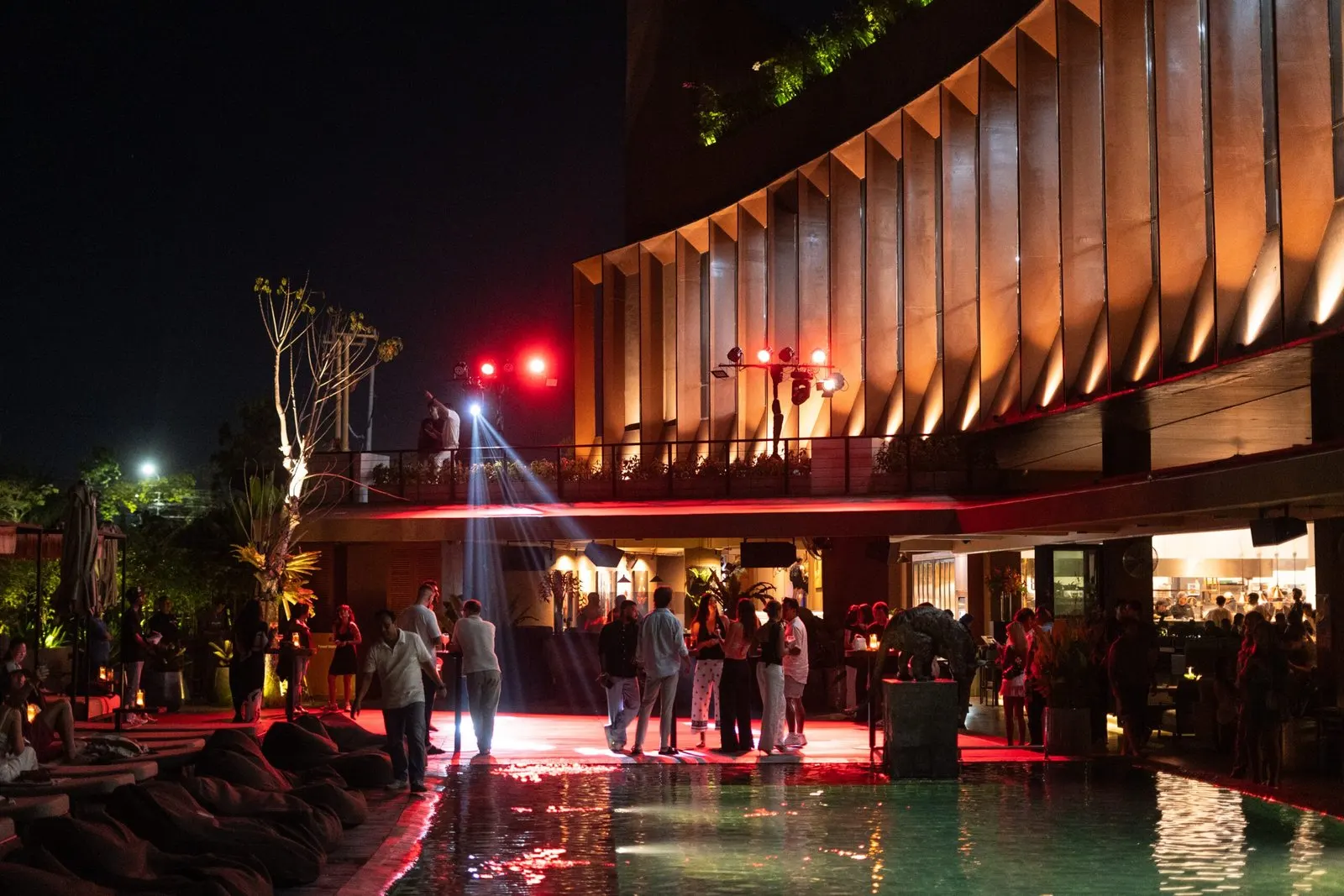 Community members socialising at Reload Social, Reload Sanctuary Canggu